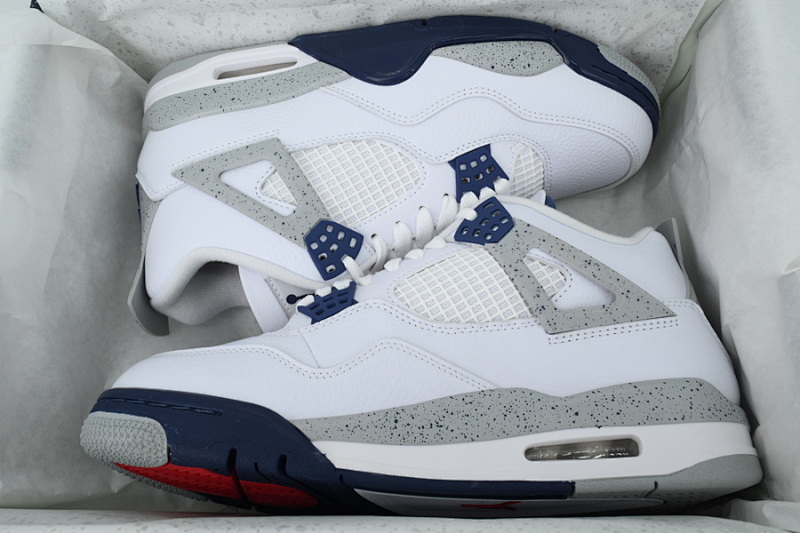 【BA1KZ】-20午夜蓝 KZ版乔丹4代篮球鞋  DH6927-140 Air Jordan 4 Retro Midnight Navy