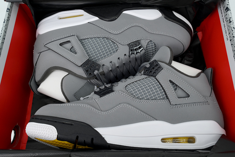【BA1KZ】-19酷灰 KZ版乔丹4代篮球鞋 308497-007 Air Jordan 4 Retro Cool Grey