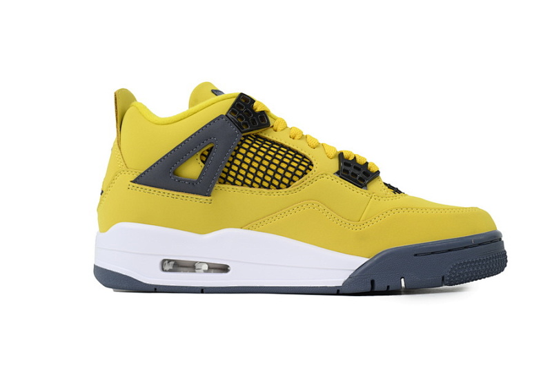 【BA1KZ】-17黑黄电母 KZ版乔丹4代篮球鞋  CT8527-700 Air Jordan 4 Retro LS Lightning
