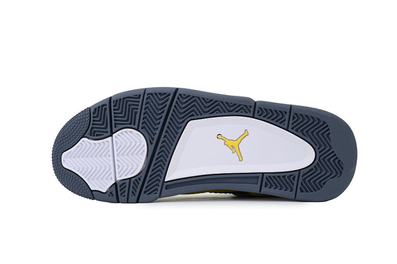 【BA1KZ】-17黑黄电母 KZ版乔丹4代篮球鞋  CT8527-700 Air Jordan 4 Retro LS Lightning