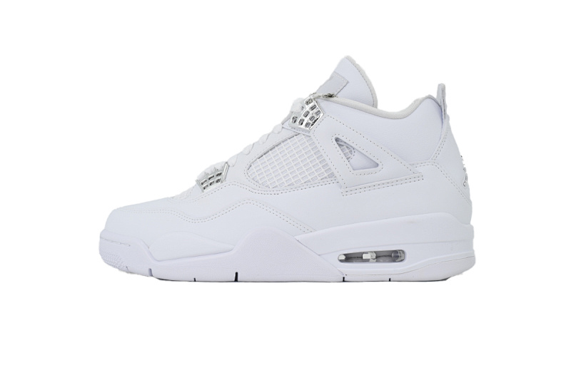 【BA1KZ】-13白猫 KZ版乔丹4代篮球鞋 308497-100 Air Jordan 4 Retro Pure Money