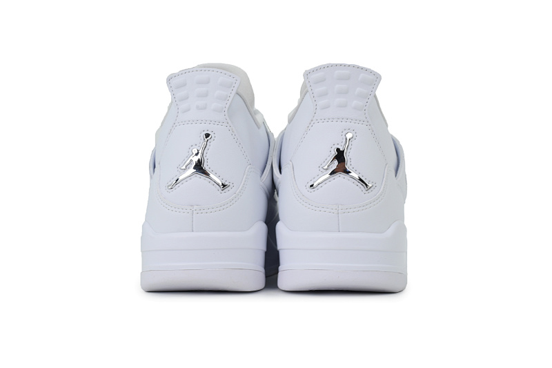 【BA1KZ】-13白猫 KZ版乔丹4代篮球鞋 308497-100 Air Jordan 4 Retro Pure Money