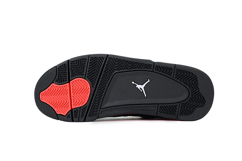 【BA1KZ】-11黑红雷电 KZ版乔丹4代篮球鞋   CT8527-016 Air Jordan 4 Retro Red Thunder
