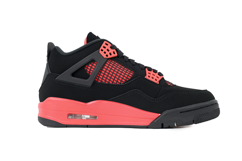 【BA1KZ】-11黑红雷电 KZ版乔丹4代篮球鞋   CT8527-016 Air Jordan 4 Retro Red Thunder