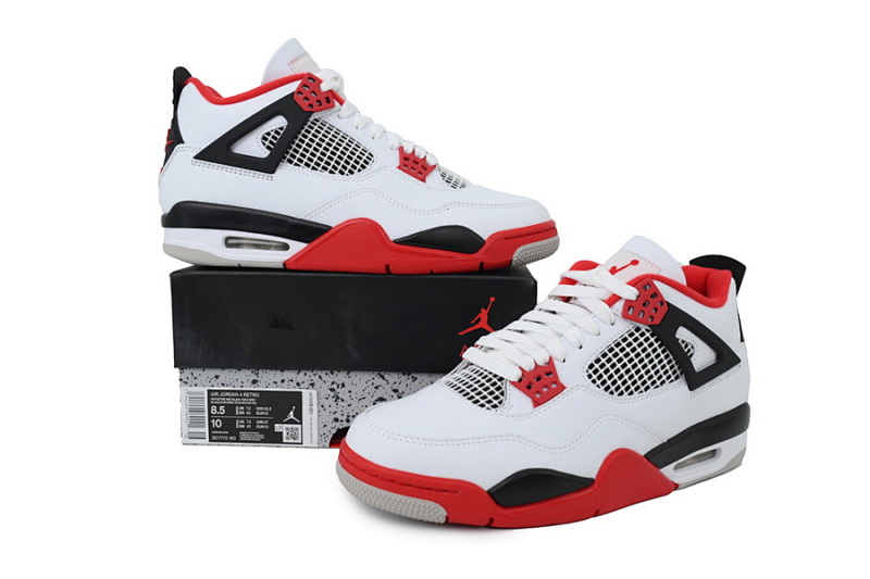 【BA1KZ】-10火焰红 KZ版乔丹4代篮球鞋 DC7770-160 Air Jordan 4 Retro OG 'Fire Red' 2020