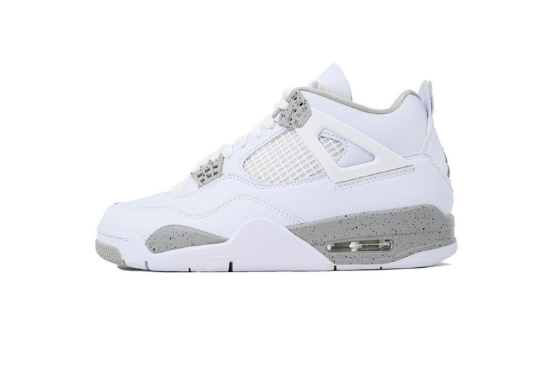 【BA1KZ】-7白奥利奥 KZ版乔丹4代篮球鞋  CT8527-100 Air Jordan 4 Retro White Oreo