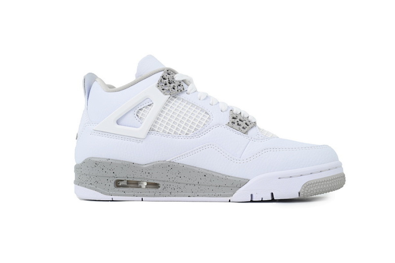 【BA1KZ】-7白奥利奥 KZ版乔丹4代篮球鞋  CT8527-100 Air Jordan 4 Retro White Oreo