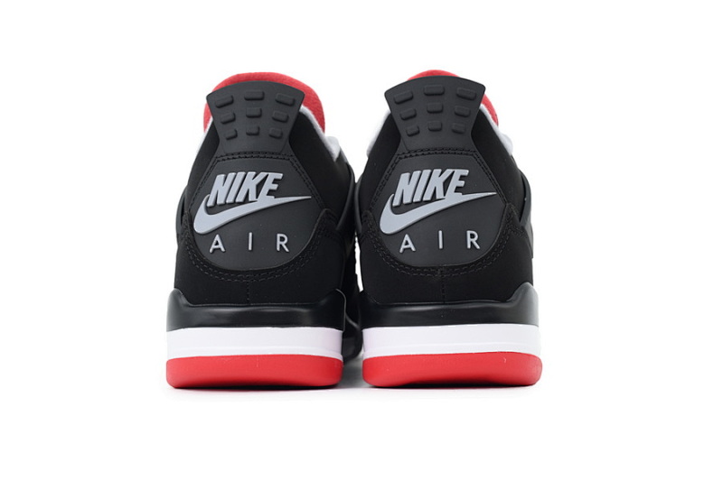 【BA1KZ】-6黑红公牛 KZ版乔丹4代篮球鞋 308497-060 Air Jordan 4 Retro Bred