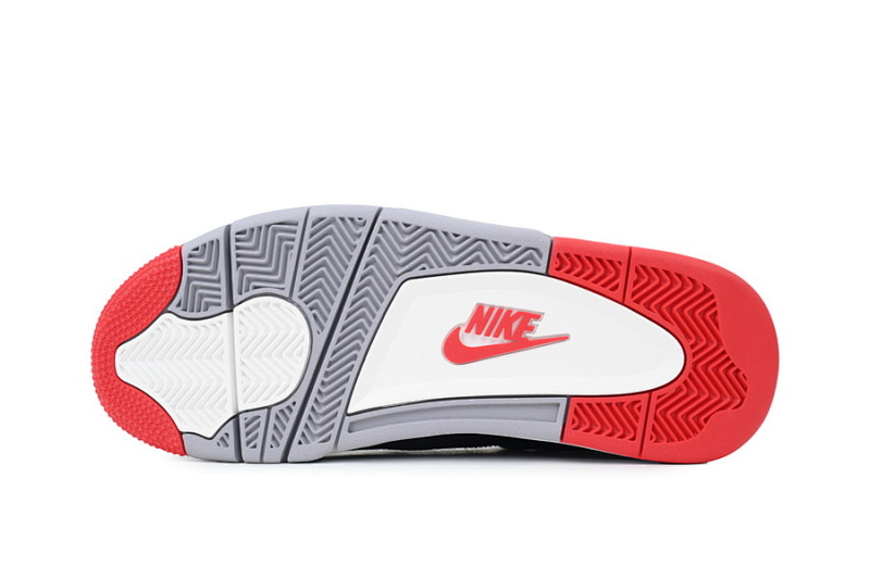 【BA1KZ】-6黑红公牛 KZ版乔丹4代篮球鞋 308497-060 Air Jordan 4 Retro Bred