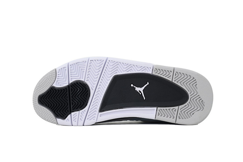 【BA1KZ】-4白水泥2.0  KZ版乔丹4代篮球鞋 DH6927-111 Air Jordan 4 Retro Military Black
