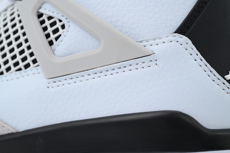 【BA1KZ】-4白水泥2.0  KZ版乔丹4代篮球鞋 DH6927-111 Air Jordan 4 Retro Military Black