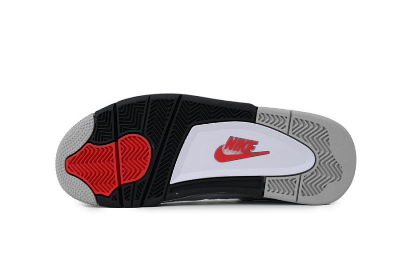 【BA1KZ】-3白水泥1.0  KZ版乔丹4代篮球鞋 840606-192  Air Jordan 4 Retro White Cement