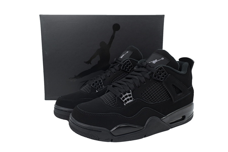 【BA1KZ】-2黑猫 KZ版乔丹4代篮球鞋 CU1110-010 Air Jordan 4 Retro Black Cat