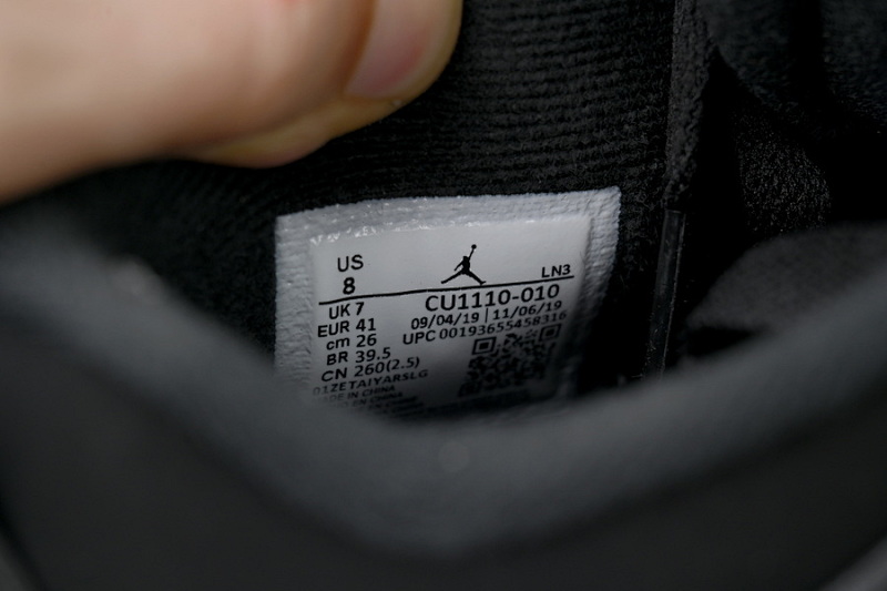 【BA1KZ】-2黑猫 KZ版乔丹4代篮球鞋 CU1110-010 Air Jordan 4 Retro Black Cat
