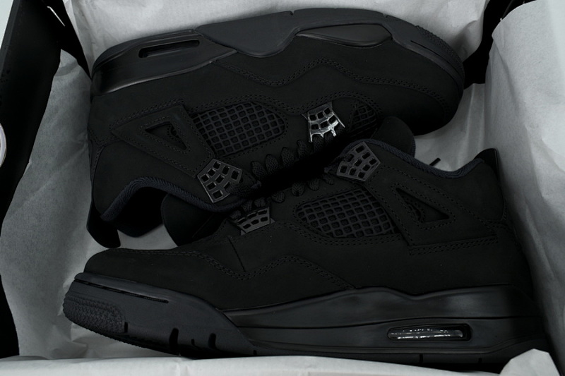 【DA0OG】新黑猫 OG版本乔丹4代篮球鞋 FV5029-010 Air Jordan 4“Black Cat”