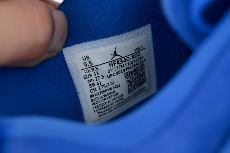 【EA5S2】蓝砖 乔丹4代篮球鞋 HF4340-400  Nigel Sylvester x Air Jordan 4 Retro OG SP Blue Brick
