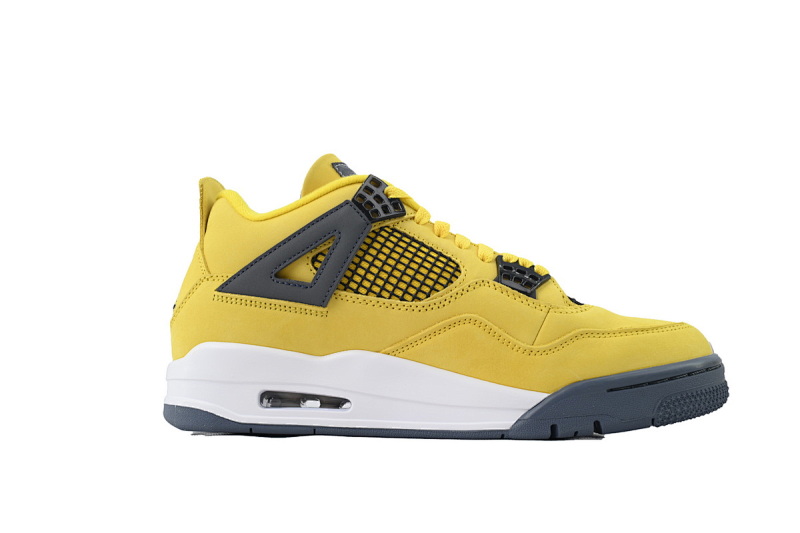 【CA0XH】黑黄电母 头层皮乔丹4代篮球鞋  CT8527-700 Air Jordan 4 Retro Lightning