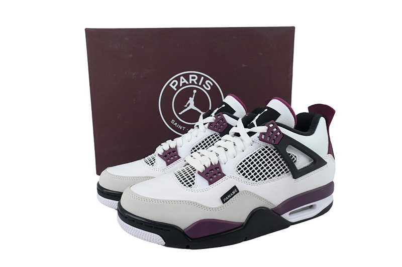【CA0XH】大巴黎 头层皮乔丹4代篮球鞋  CZ5624-100 Air Jordan 4 Retro PSG Paris