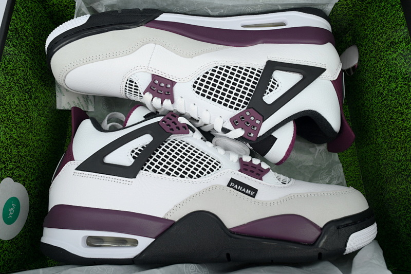 【CA0XH】大巴黎 头层皮乔丹4代篮球鞋  CZ5624-100 Air Jordan 4 Retro PSG Paris