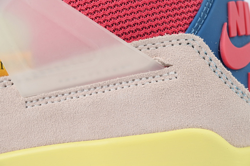 【CA0XH】粉红蓝 头层皮乔丹4代篮球鞋 DC9533-800 Union LA x Air Jordan 4 Retro “Guava Ice