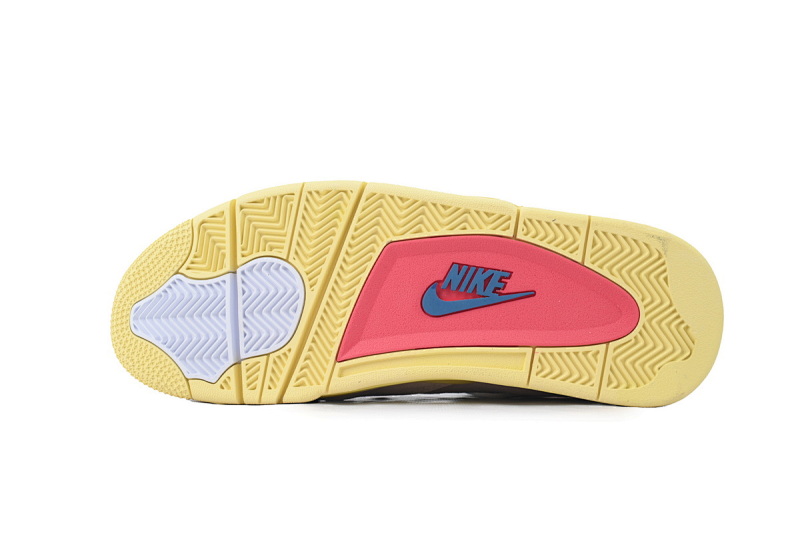 【CA0XH】粉红蓝 头层皮乔丹4代篮球鞋 DC9533-800 Union LA x Air Jordan 4 Retro “Guava Ice