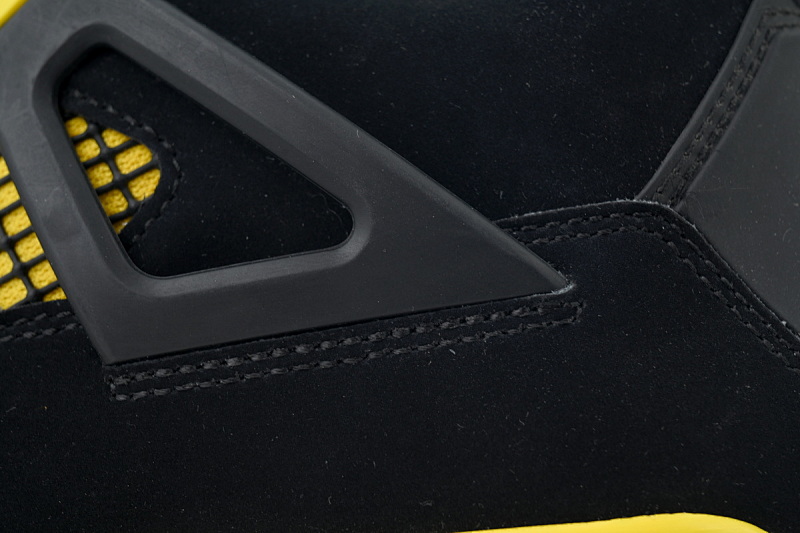 【CA0XH】雷公黑黄 头层皮乔丹4代篮球鞋  DH6927-017 Air Jordan 4 Thunder