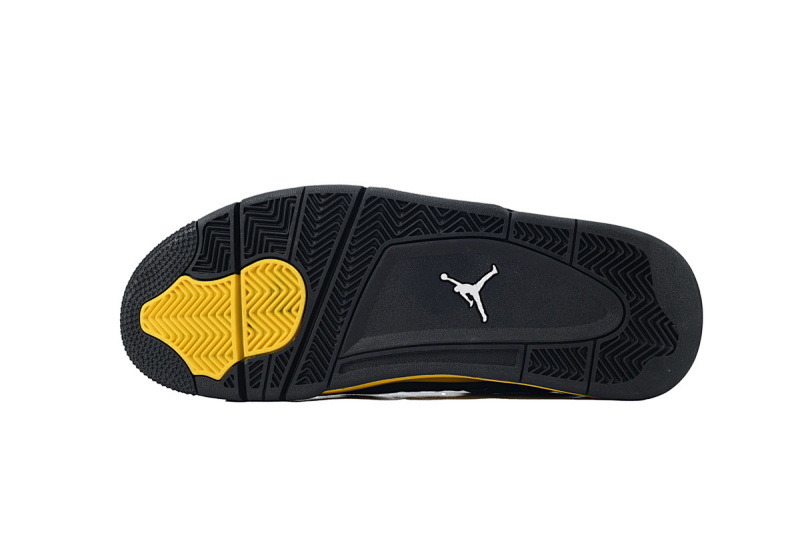 【CA0XH】雷公黑黄 头层皮乔丹4代篮球鞋  DH6927-017 Air Jordan 4 Thunder
