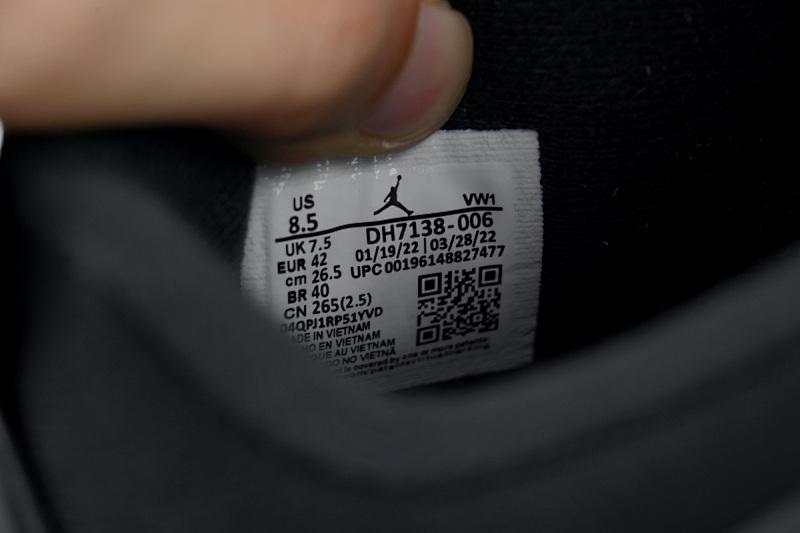 【CA0XH】黑帆布 头层皮乔丹4代篮球鞋 DH7138-006 Air Jordan 4 Retro Black Canvas