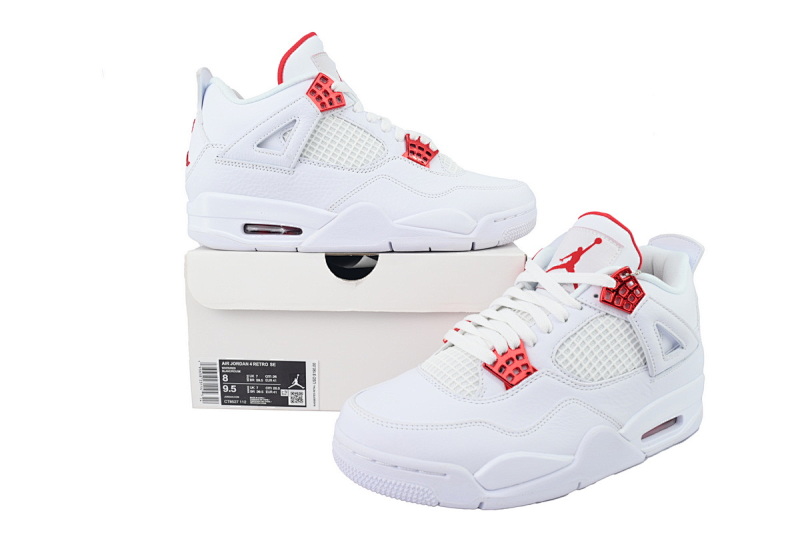yupoo_342048_83bba5c8.jpg 【CA0XH】白红扣 头层皮乔丹4代篮球鞋 CT8527-112 Air Jordan 4 Retro Metallic Red