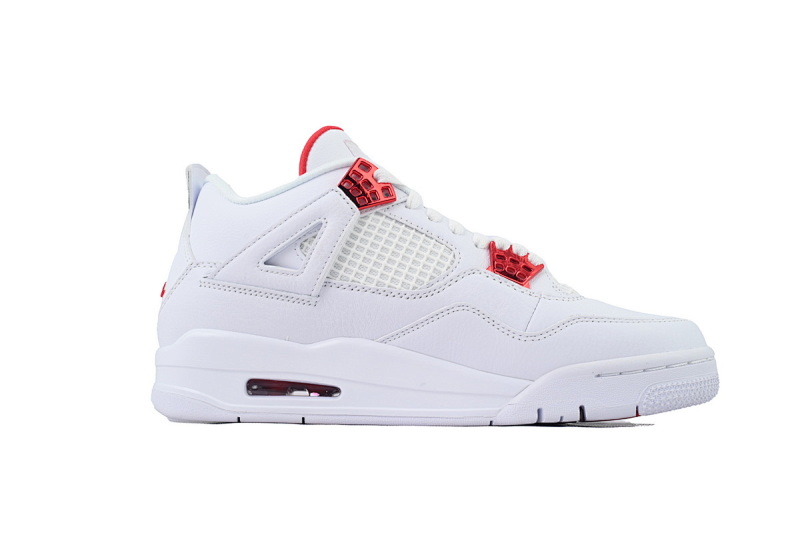 yupoo_342048_90a964af.jpg 【CA0XH】白红扣 头层皮乔丹4代篮球鞋 CT8527-112 Air Jordan 4 Retro Metallic Red