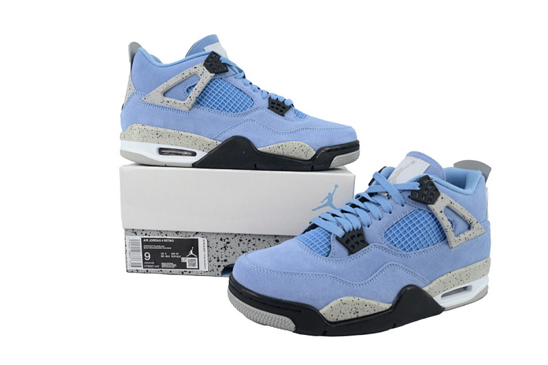 【CA0XH】大学蓝  头层皮乔丹4代篮球鞋 CT8527-400 Air Jordan 4 SE University Blue