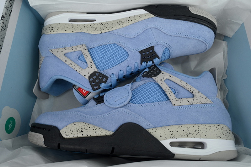 【CA0XH】大学蓝  头层皮乔丹4代篮球鞋 CT8527-400 Air Jordan 4 SE University Blue