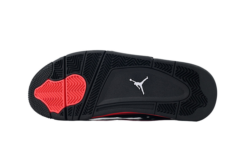 【CA0XH】黑红雷电 头层皮乔丹4代篮球鞋  CT8527-016 Air Jordan 4 Red Thunder