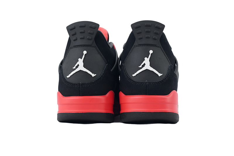 【CA0XH】黑红雷电 头层皮乔丹4代篮球鞋  CT8527-016 Air Jordan 4 Red Thunder