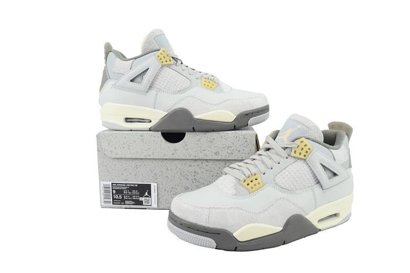 【CA0XH】灰兔子 头层皮乔丹4代篮球鞋  DV3742-021 Air Jordan 4 SE “Craft”