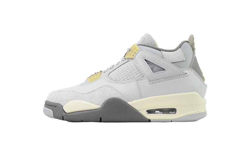 【CA0XH】灰兔子 头层皮乔丹4代篮球鞋  DV3742-021 Air Jordan 4 SE “Craft”