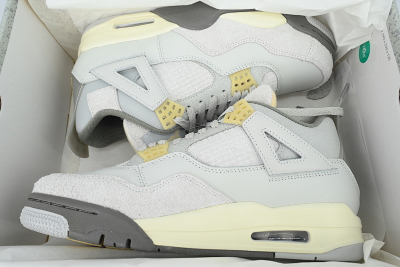 【CA0XH】灰兔子 头层皮乔丹4代篮球鞋  DV3742-021 Air Jordan 4 SE “Craft”