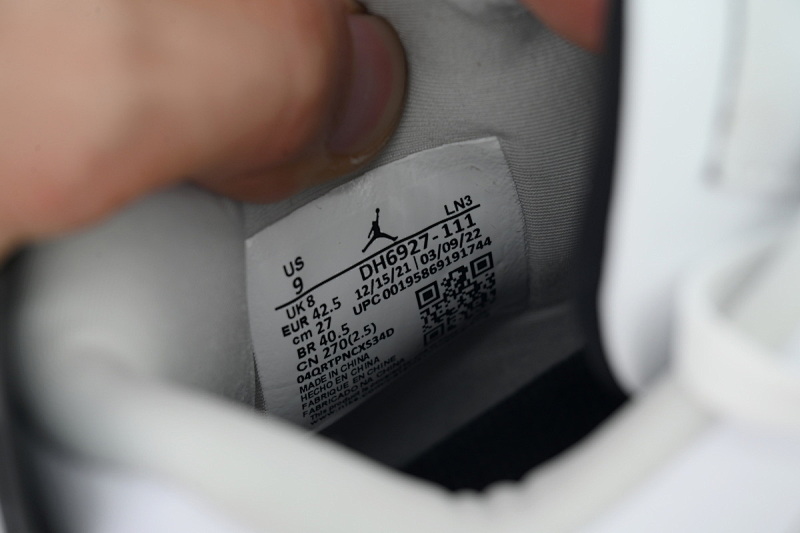 【CA0XH】灰白黑 头层皮乔丹4代篮球鞋 DH6927-111 Air Jordan 4 Retro Military Black