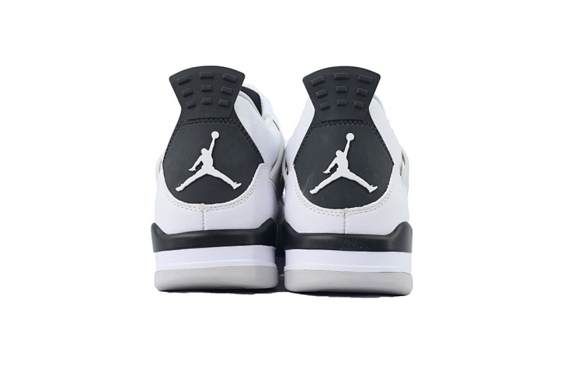 【CA0XH】灰白黑 头层皮乔丹4代篮球鞋 DH6927-111 Air Jordan 4 Retro Military Black