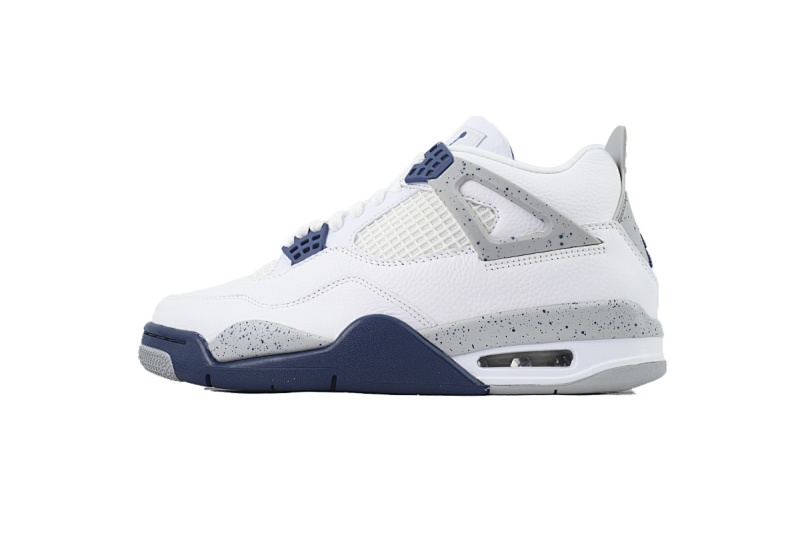 【CA0XH】午夜蓝 头层皮乔丹4代篮球鞋 DH6927-140 Air Jordan 4 Retro Midnight Navy