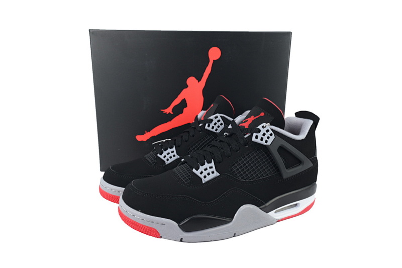 yupoo_342306_45653ae3.jpg 【CA0XH】黑红公牛 头层皮乔丹4代篮球鞋 308497-060 Air Jordan 4 Retro Bred