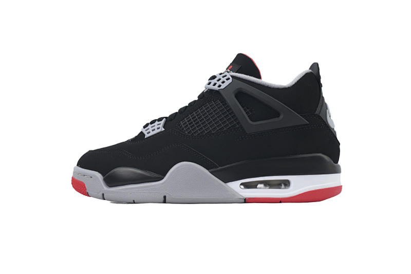 【CA0XH】黑红公牛 头层皮乔丹4代篮球鞋 308497-060 Air Jordan 4 Retro Bred