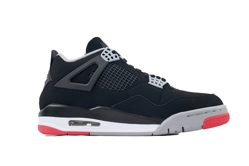 yupoo_342306_ab89ec28.jpg 【CA0XH】黑红公牛 头层皮乔丹4代篮球鞋 308497-060 Air Jordan 4 Retro Bred