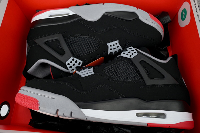 yupoo_342306_d6cd850c.jpg 【CA0XH】黑红公牛 头层皮乔丹4代篮球鞋 308497-060 Air Jordan 4 Retro Bred