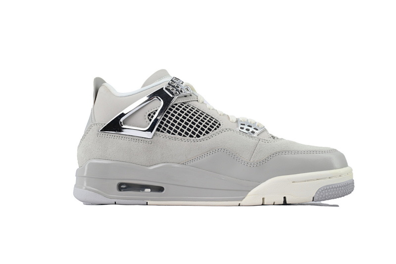【CA0XH】液态银 头层皮乔丹4代篮球鞋 AQ9129-001 Air Jordan 4 WMNS “Frozen Moments”