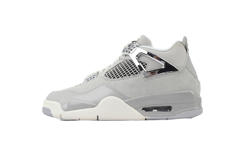 【CA0XH】液态银 头层皮乔丹4代篮球鞋 AQ9129-001 Air Jordan 4 WMNS “Frozen Moments”