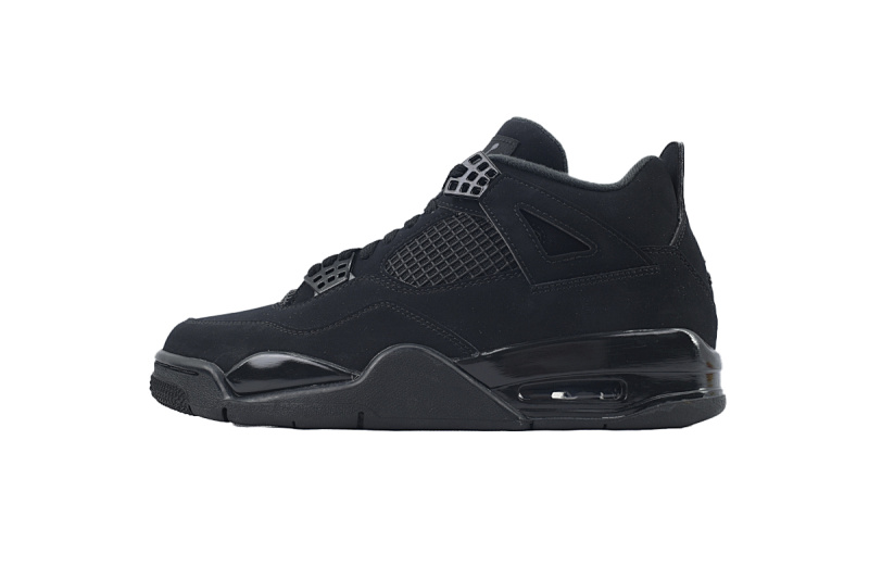 【CA0XH】黑猫 头层皮乔丹4代篮球鞋 CU1110-010 Air Jordan 4 Retro Black Cat