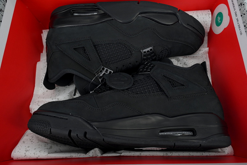 yupoo_342384_30497da7.jpg 【CA2XH】复刻黑猫 头层皮乔丹4代篮球鞋 FV5029-010 Air Jordan 4“Black Cat”