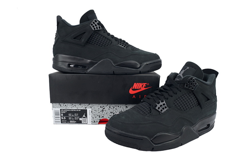yupoo_342384_3ca82389.jpg 【CA2XH】复刻黑猫 头层皮乔丹4代篮球鞋 FV5029-010 Air Jordan 4“Black Cat”