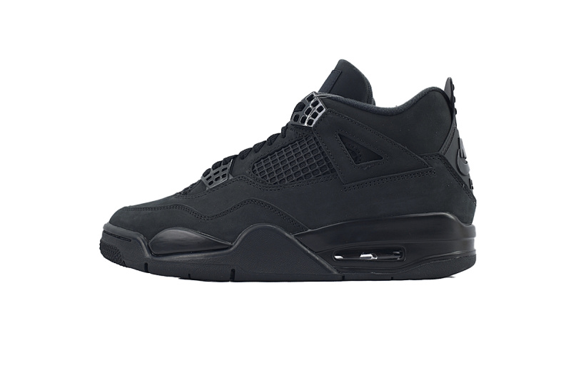 【CA2XH】复刻黑猫 头层皮乔丹4代篮球鞋 FV5029-010  Air Jordan 4“Black Cat”